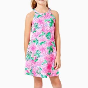 Lilly Pulitzer girls vonita set in pink blossom try your zest size 16 NWT